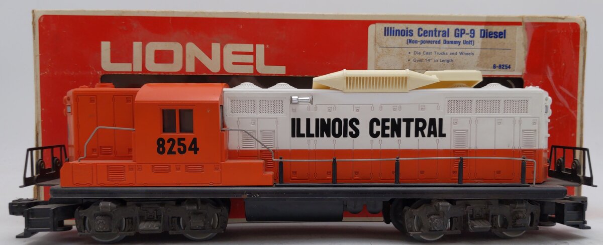 Lionel 6-8254 O Gauge Illinois Central GP-9 Dummy Diesel
