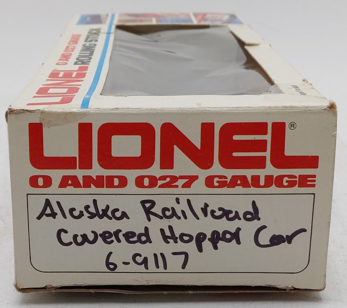 Lionel 6-9117 O Gauge Alaska Railroad Covered Quad Hopper #9117 EX