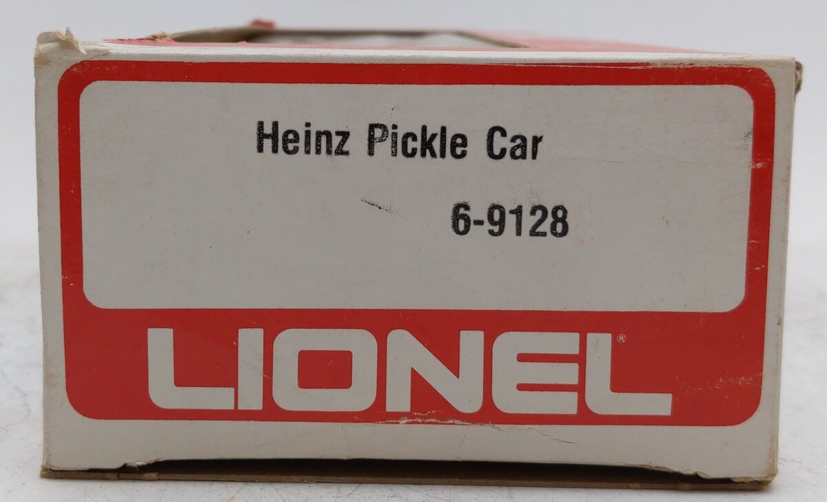 Lionel 6-9128 O Gauge Heinz Pickle Vat Car #9128 VG/Box