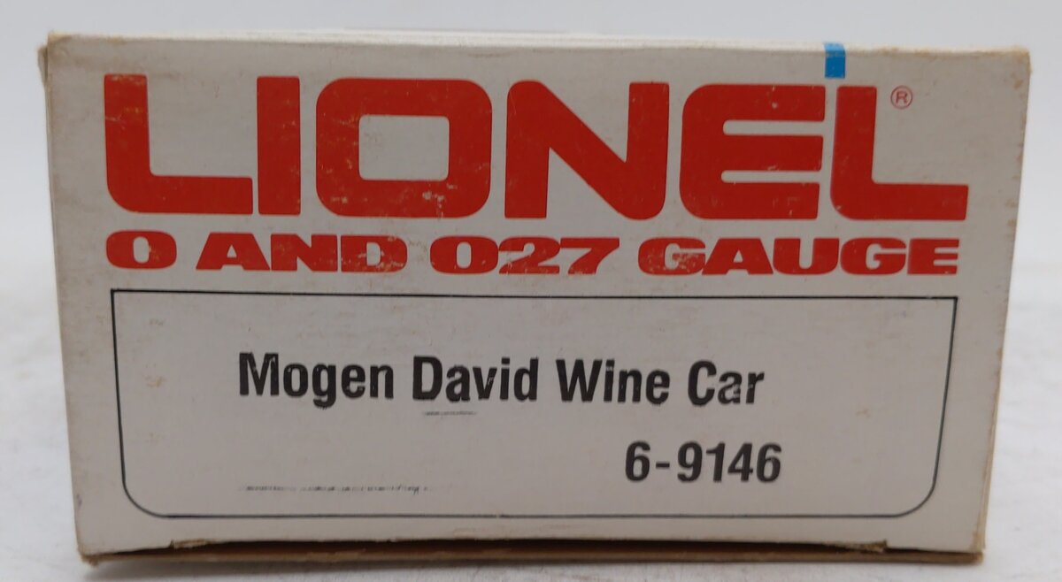 Lionel 6-9146 O Gauge Mogen David Wine Car VG/Box