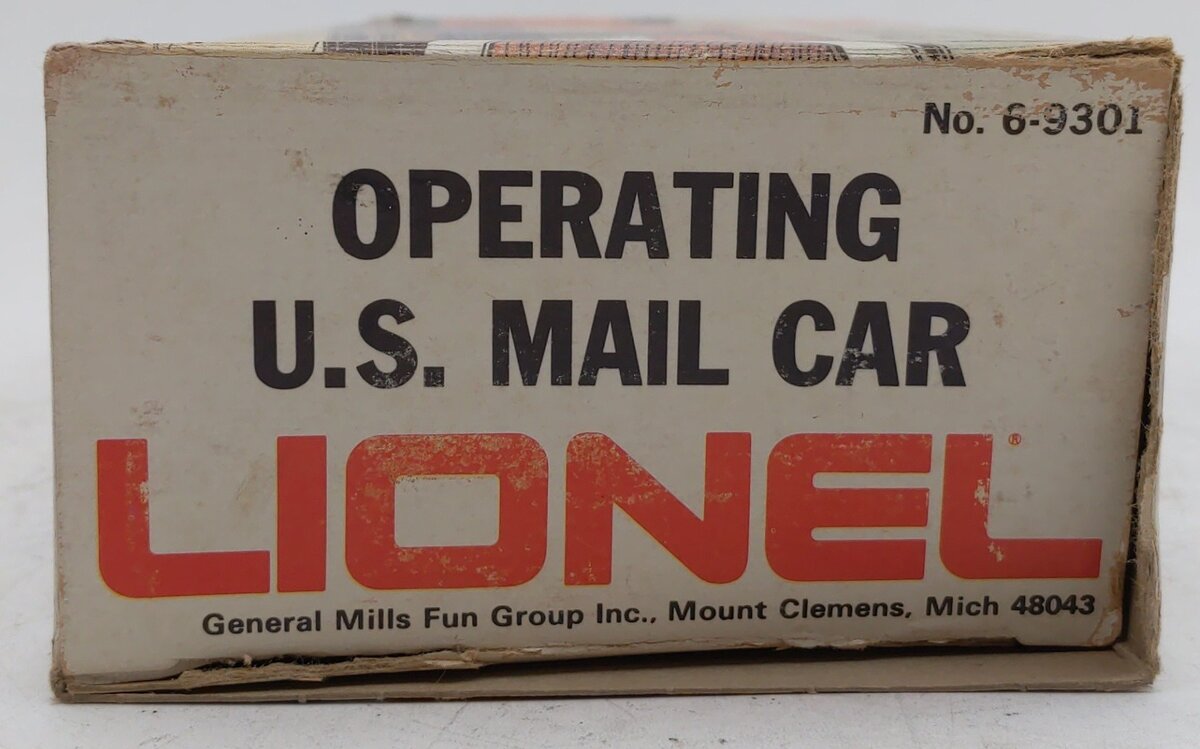Lionel 6-9301 O Gauge US Mail Operating Boxcar #9301 - Without Mailbag VG/Box