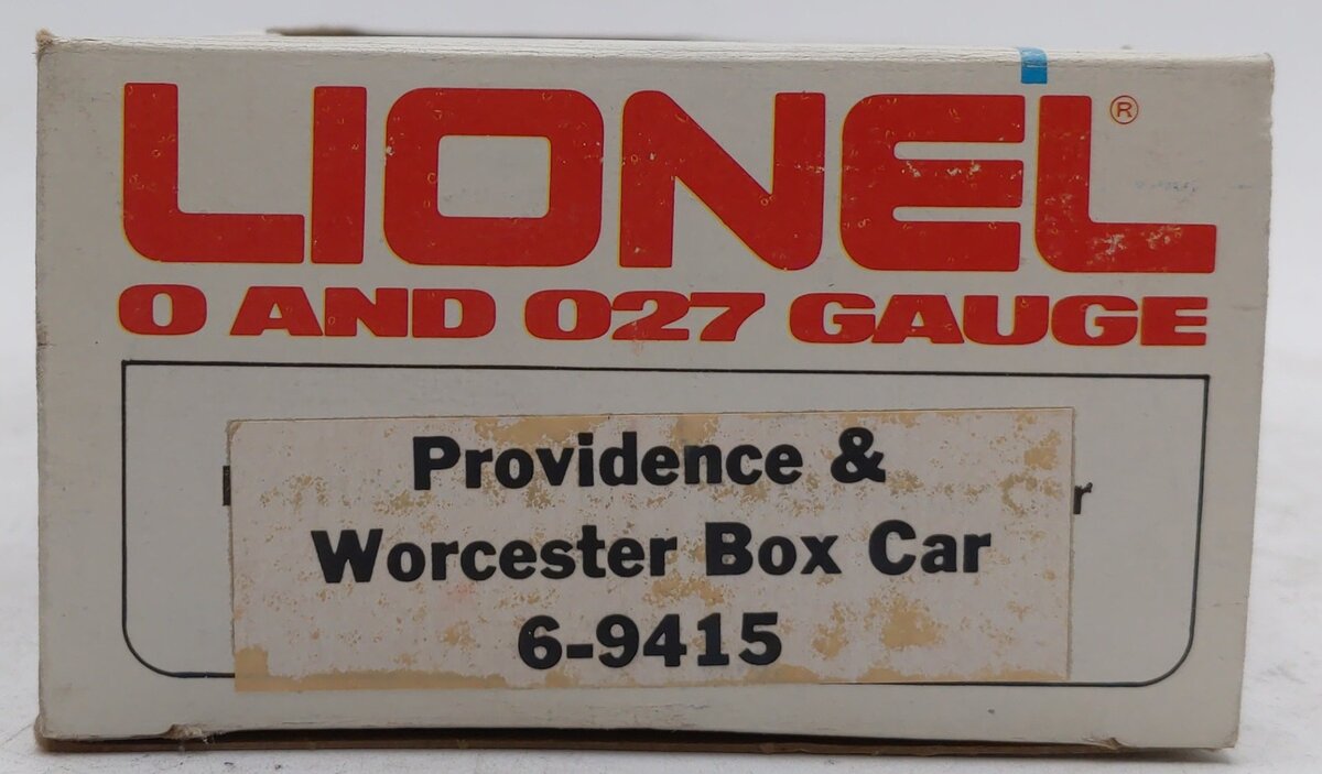 Lionel 6-9415 O Gauge Providence & Worcester Boxcar EX/Box