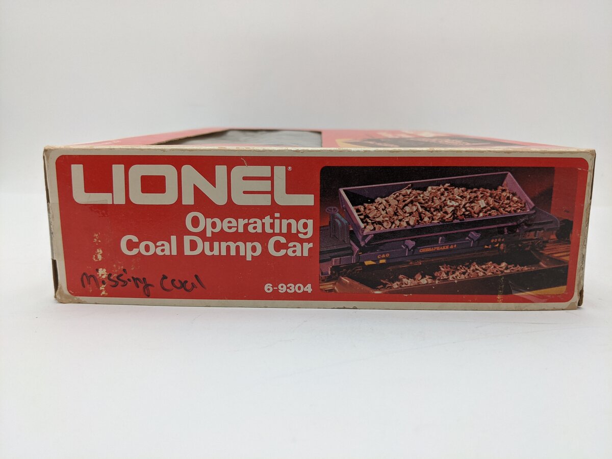 Lionel 6-9304 O Gauge Chesapeake & Ohio Operating Ore Dump Car VG/Box