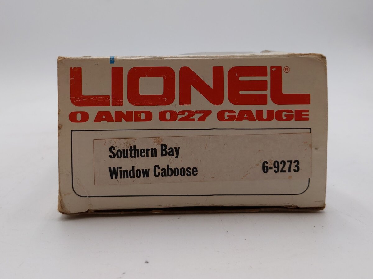Lionel 6-9273 O Gauge Southern Bay Window Lighted Caboose EX/Box