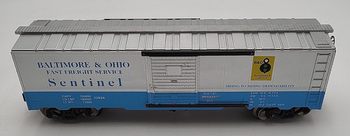 Menards 279-2632 O Baltimore & Ohio Boxcar EX/Box