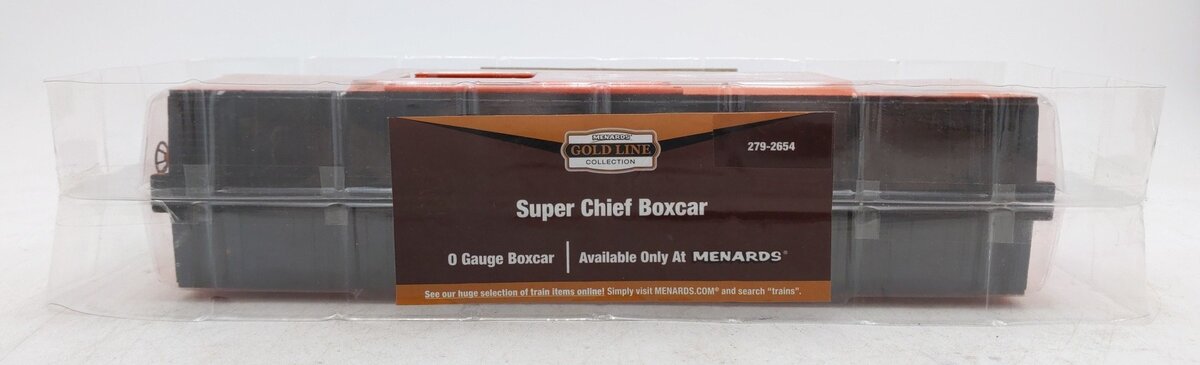Menards 279-2654 O Gauge ATSF Super Chief Boxcar EX/Box