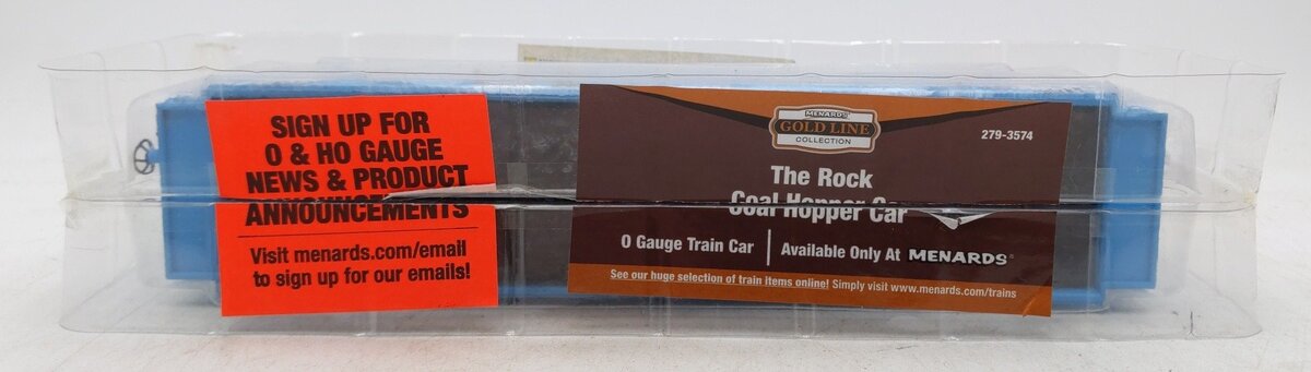 Menards 279-3574 O The Rock Coal Hopper Car #10325 EX/Box