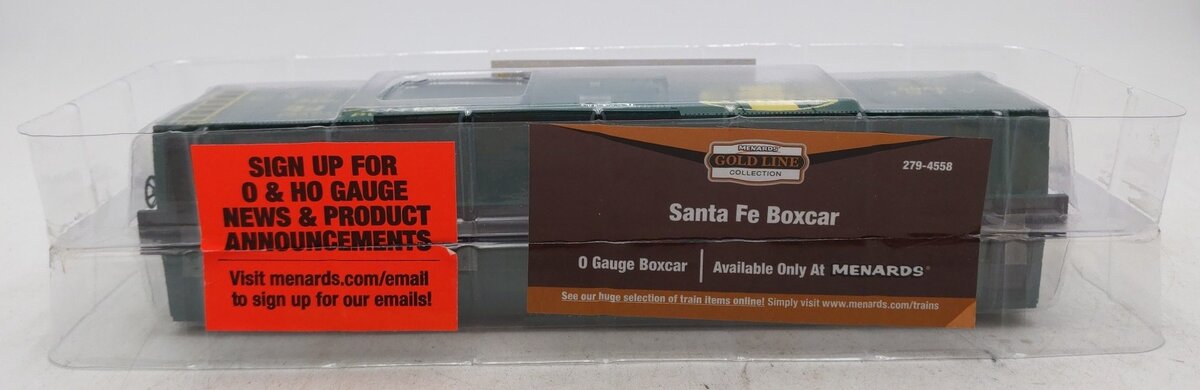 Menards 279-4558 O Gauge ATSF Santa Fe Boxcar #9260 EX/Box