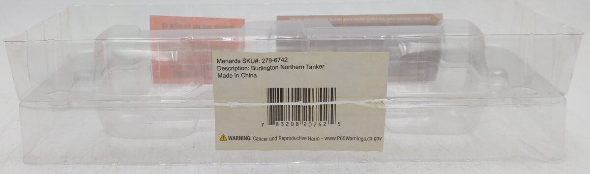 Menards 279-6742 O Burlington Northern Tanker BNFT #8475 EX/Box