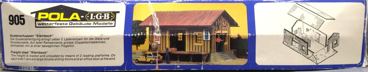 Pola 905 Kleinbach Freight Station Kit EX/Box