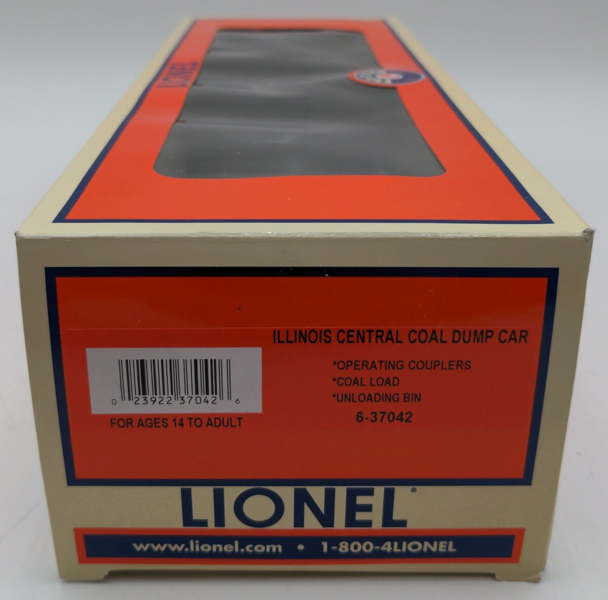 Lionel 6-37042 O Gauge Illinois Central Coal Dump Car EX/Box