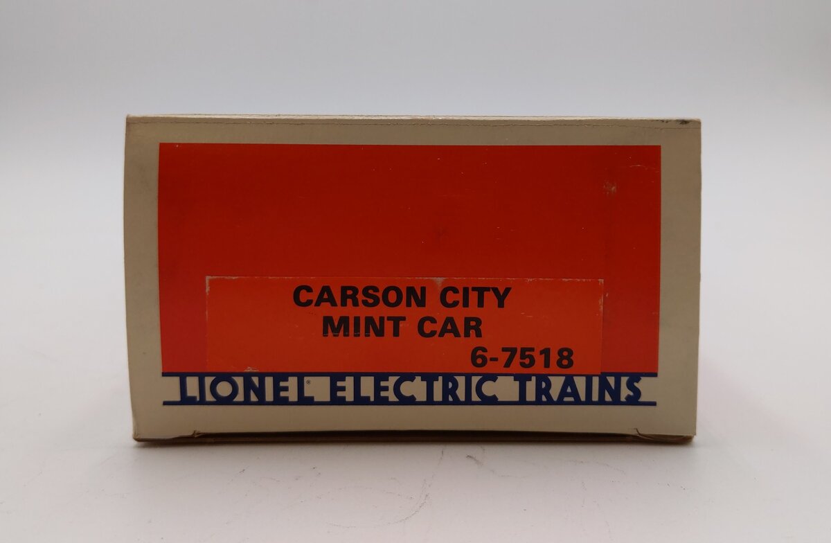 Lionel 6-7518 O Gauge Carson City Mint Car #7518 NIB