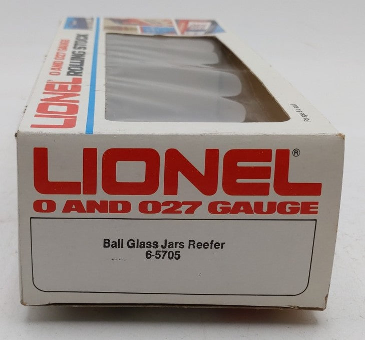 Lionel 6-5705 O Gauge Ball Glass Jars Woodside Reefer LN/Box