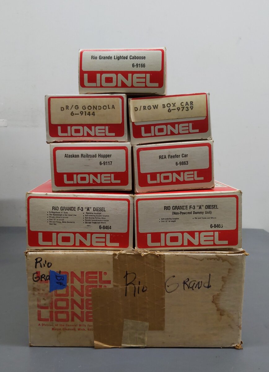 Lionel 6-1450 O Gauge Rio Grande Service Station Set EX/Box