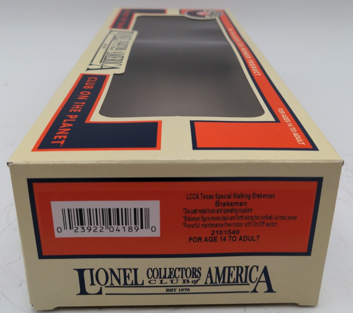 Lionel 2101540 O LCCA Texas Special Walking Brakeman #2021 LN/Box