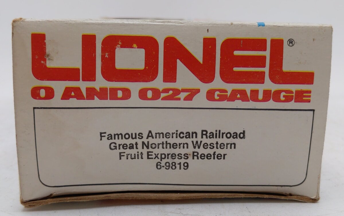 Lionel 6-9819 O Gauge Great Northern Western Fruit Express Reefer EX/Box