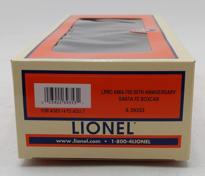 Lionel 6-39353 LRRC 6464-700 50th Anniversary Santa Fe Boxcar LN/Box