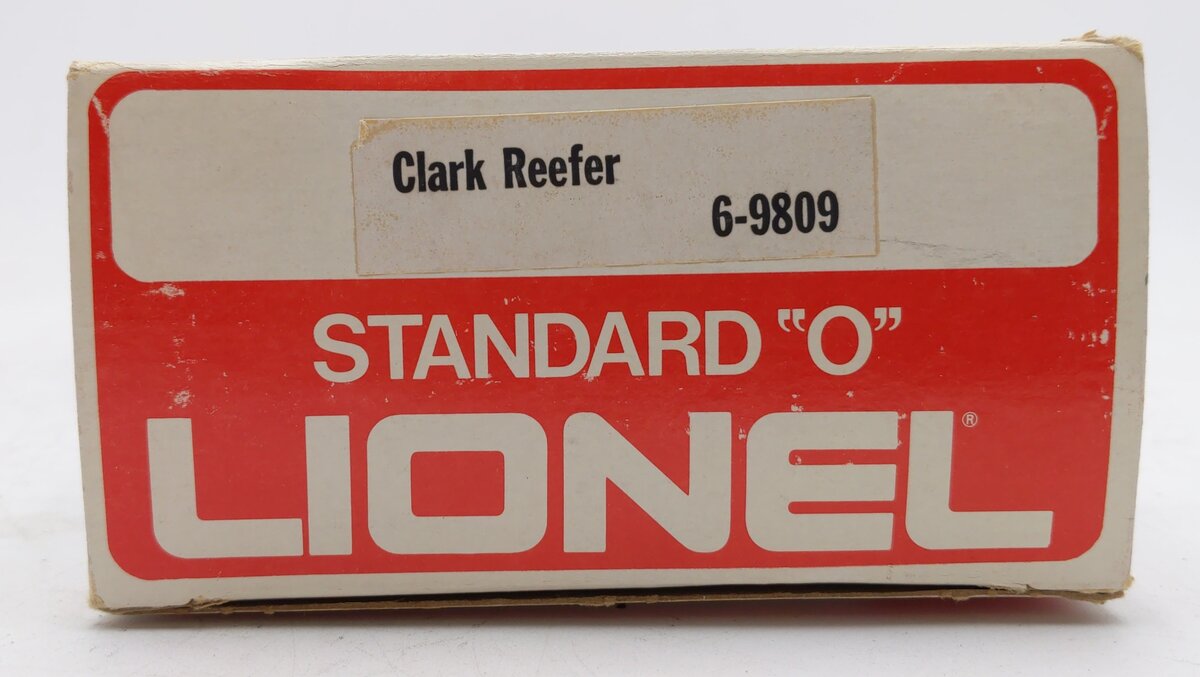 Lionel 6-9809 O Gauge Clark Reefer Car #9809 EX/Box