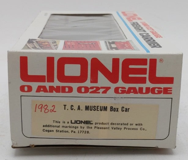 Lionel 6-7782 TCA Carlisle & Finch Museum Boxcar EX/Box