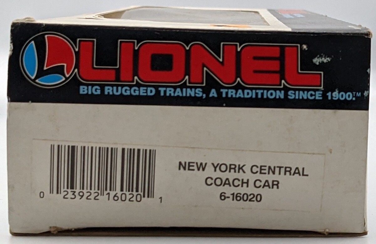 Lionel 6-16020 O Gauge New York Central "Kankakee" Coach Passenger Car NIB