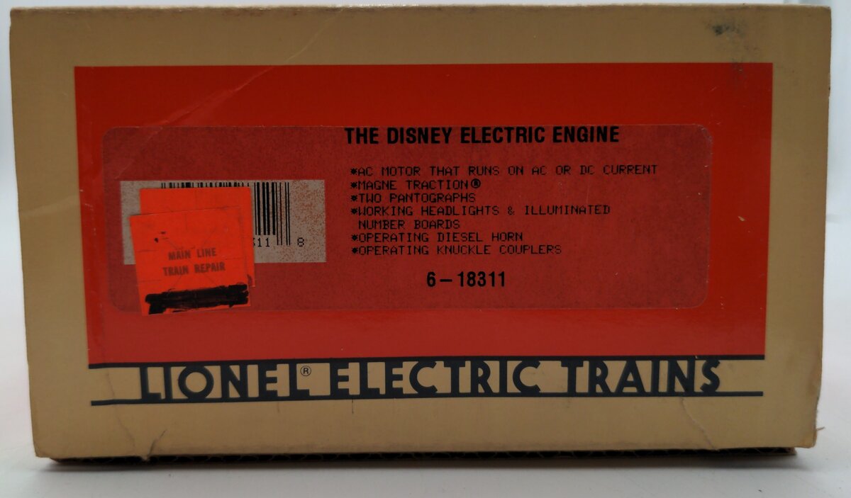 Lionel 6-18311 O Gauge Disney Mickey Mouse EP-5 Electric Locomotive #8311 EX/Box