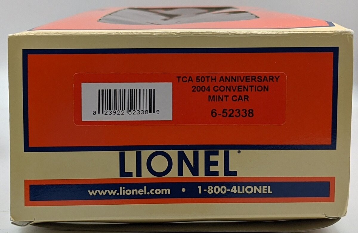 Lionel 6-52338 O Gauge TCA 50th Anniversary 2004 Convention Mint Car #5404 MT/Box