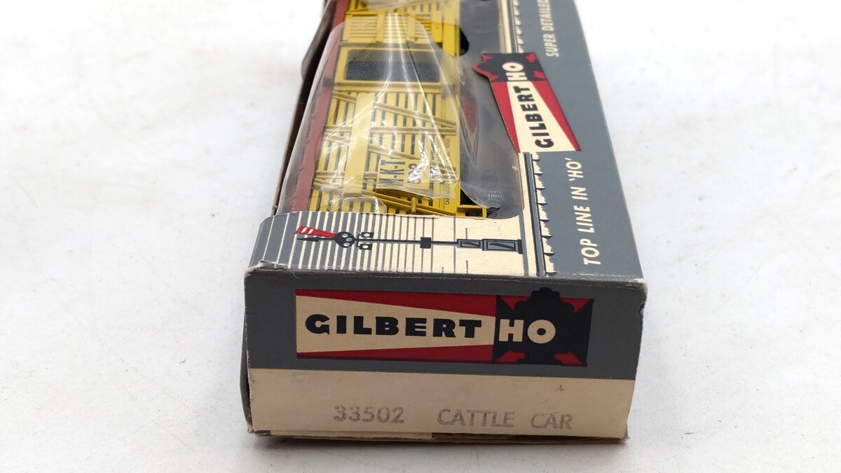 American Flyer 33502 HO Scale Missouri-Kansas-Texas Stock Car LN/Box