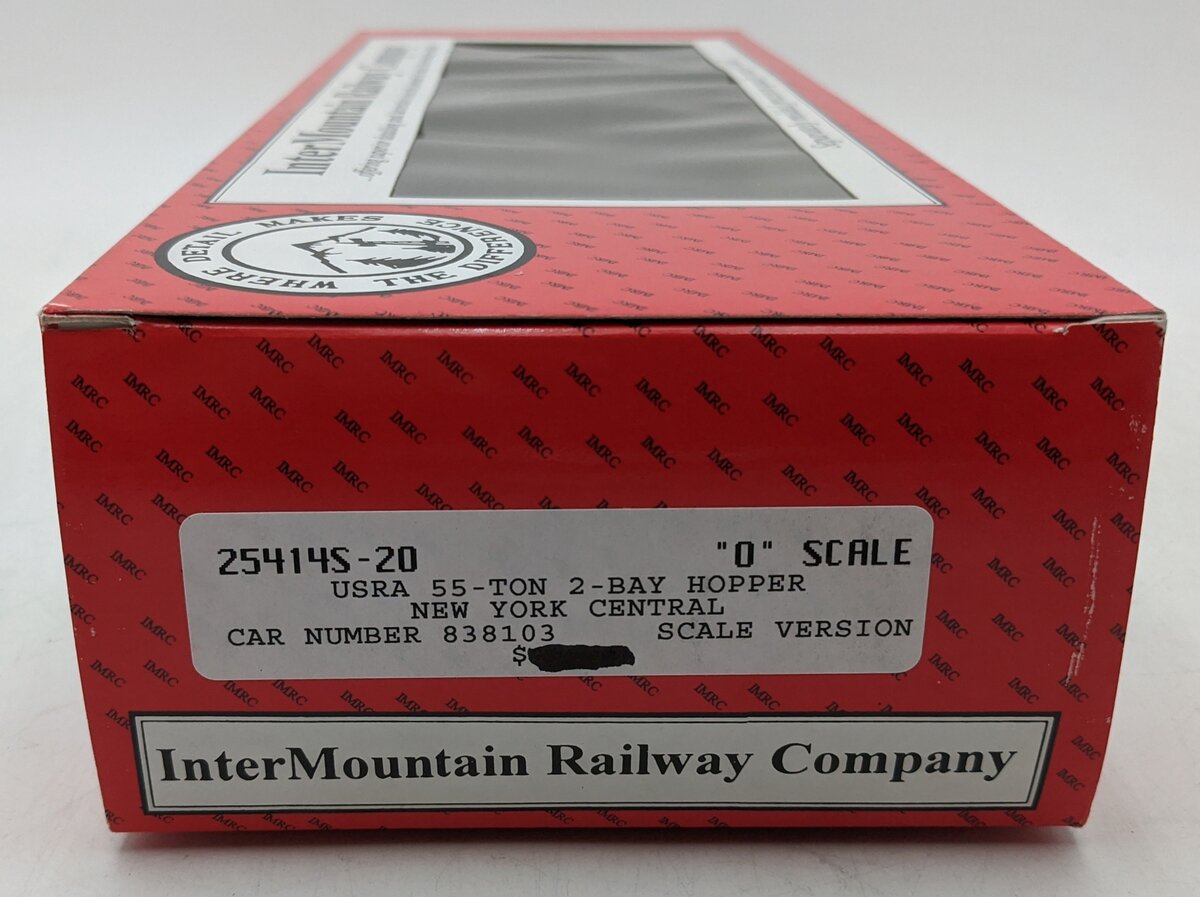 InterMountain 25414S-20 O NYC USRA 55-Ton 2-Bay Hopper #838103 (2-Rail) EX/Box