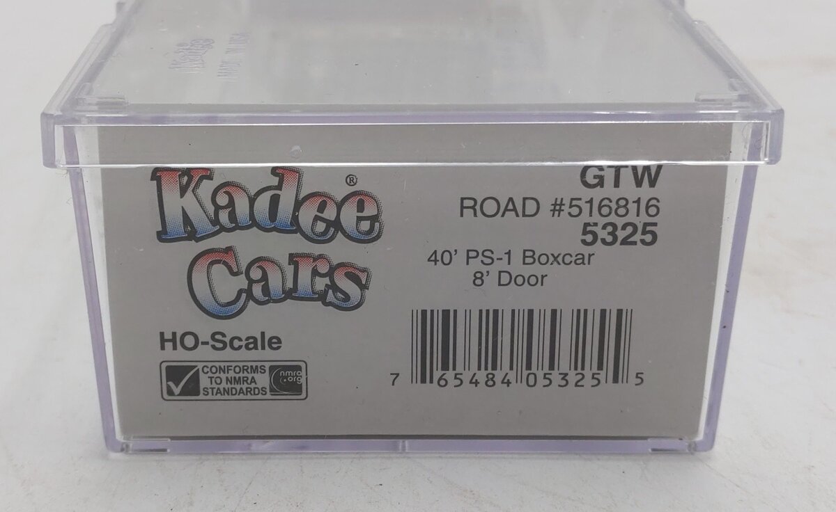 Kadee 5325 HO Grand Trunk Western RTR 40' PS-1 Boxcar #516816 EX/Box