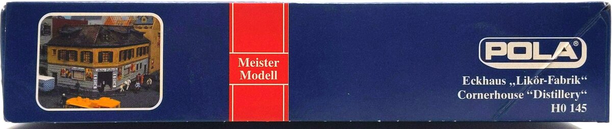 Pola 145 HO Corner House Factory Building Kit EX/Box