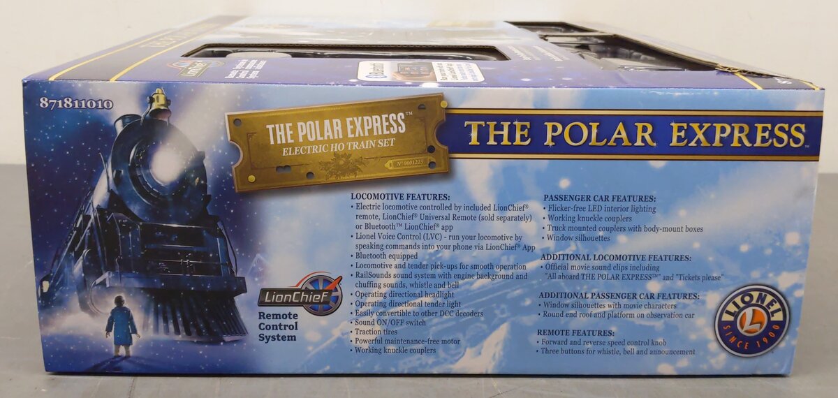 Lionel 871811010 HO Gauge The Polar Express LionChief Train Set with Bluetooth EX/Box