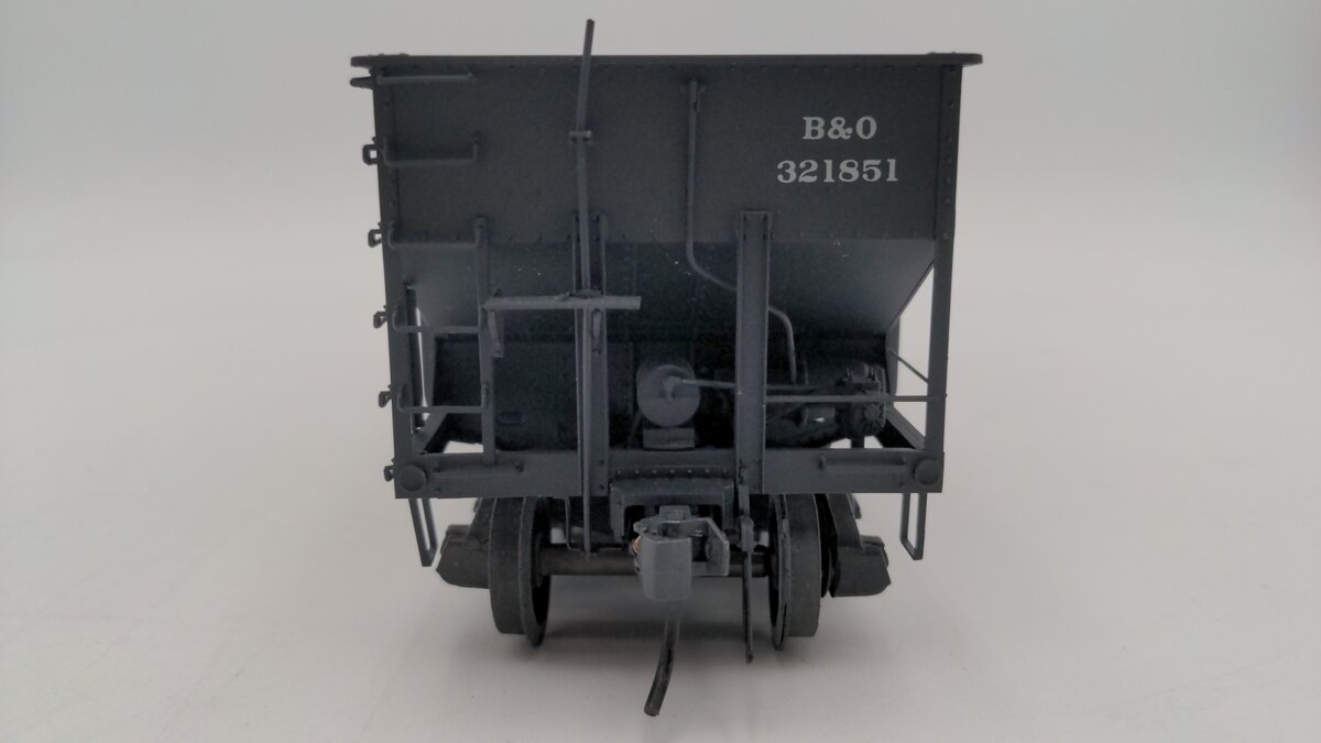 O Scale 2 Rail Baltimore & Ohio Hopper Car #321851 EX