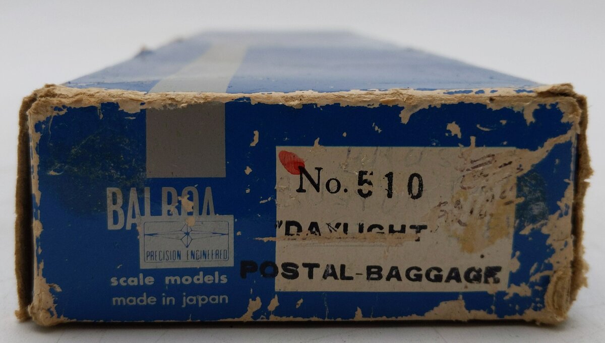 Balboa 510 HO Brass Denver and Western Daylight Postal Baggage- Custom/Box