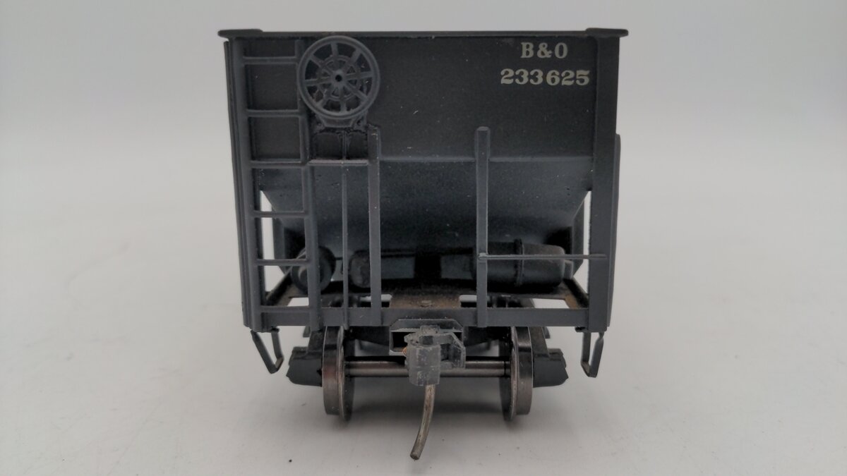 O Scale 2 Rail CUSTOM BRASS Baltimore & Ohio Hopper Car #233625 EX