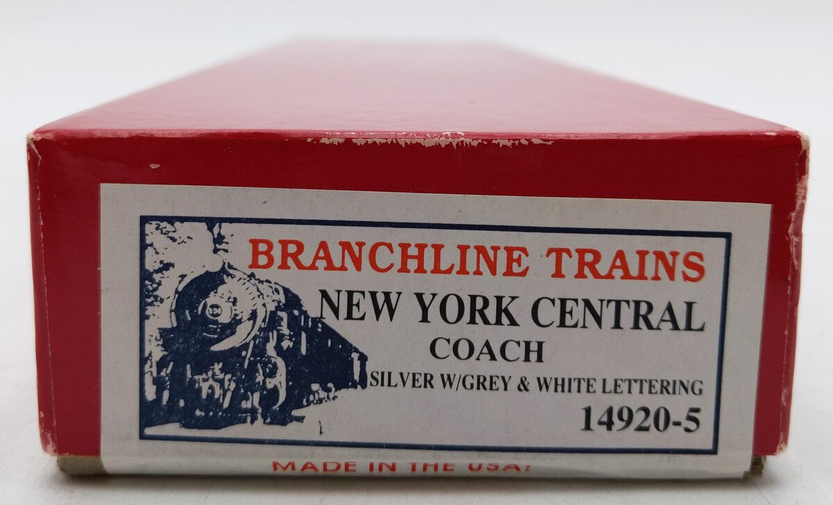 Branchline Trains 14920-5 HO New York Central Passenger Car #2913