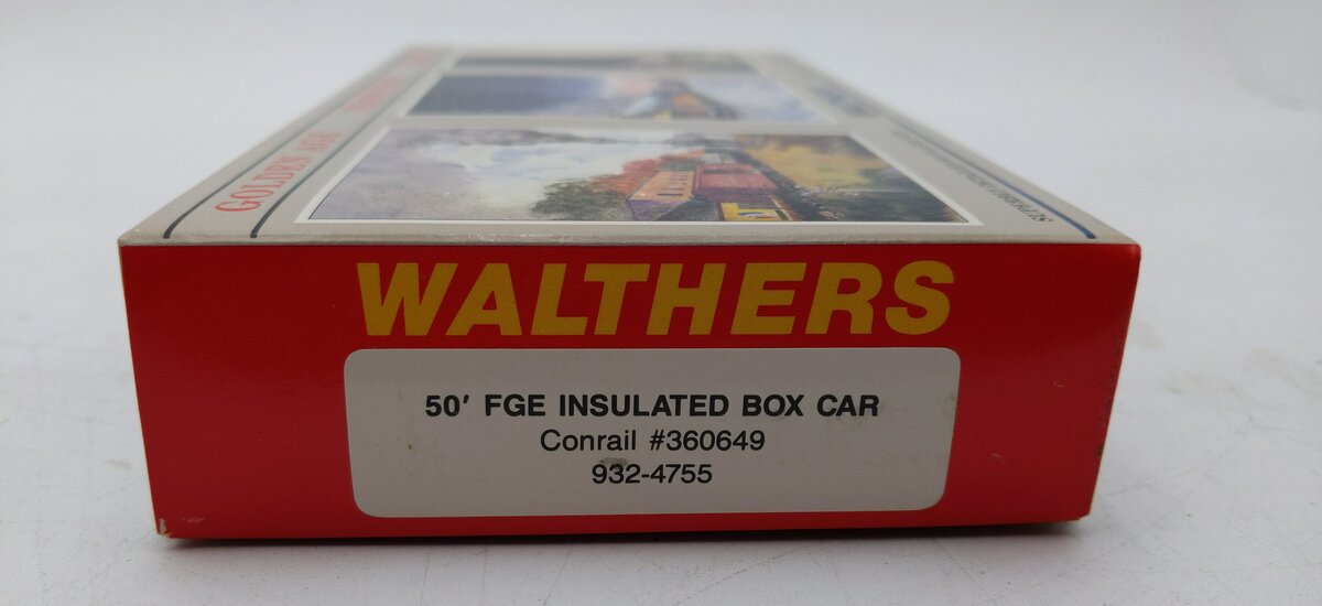 Walthers 932-4755 HO Scale 50' FGE Insulated Boxcar Conrail #360653 MT/Box