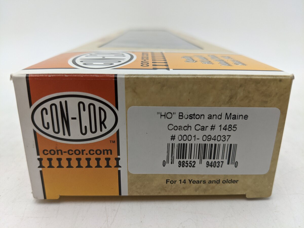 Con-Cor 0001-094037 HO Boston & Maine Coach Car #1485 EX/Box