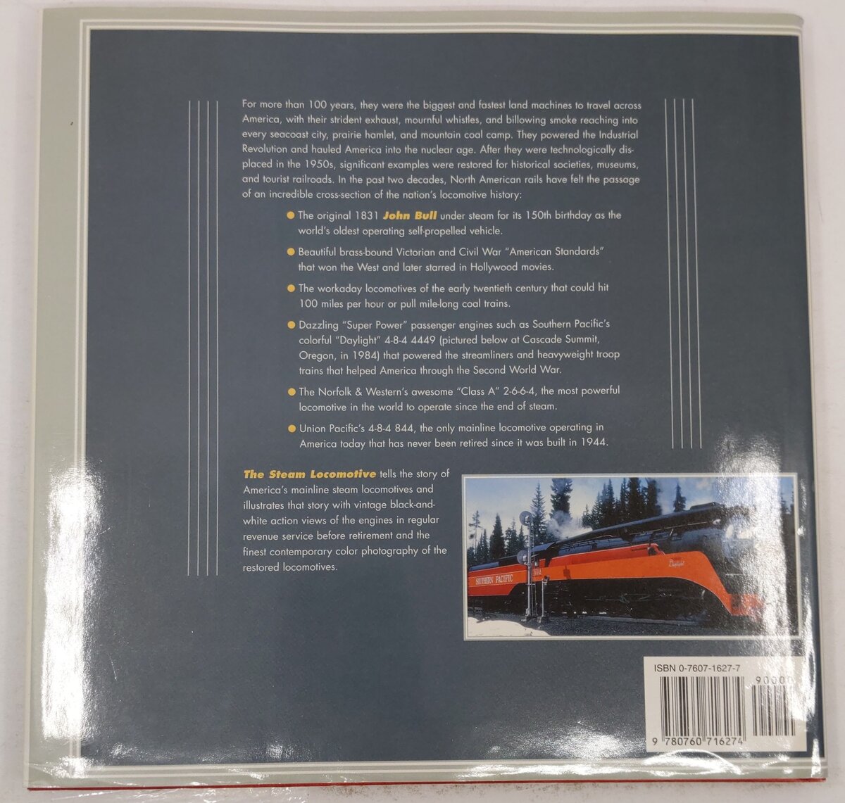 The Steam Locomotive Hardcover Book By Jim Boyo EX