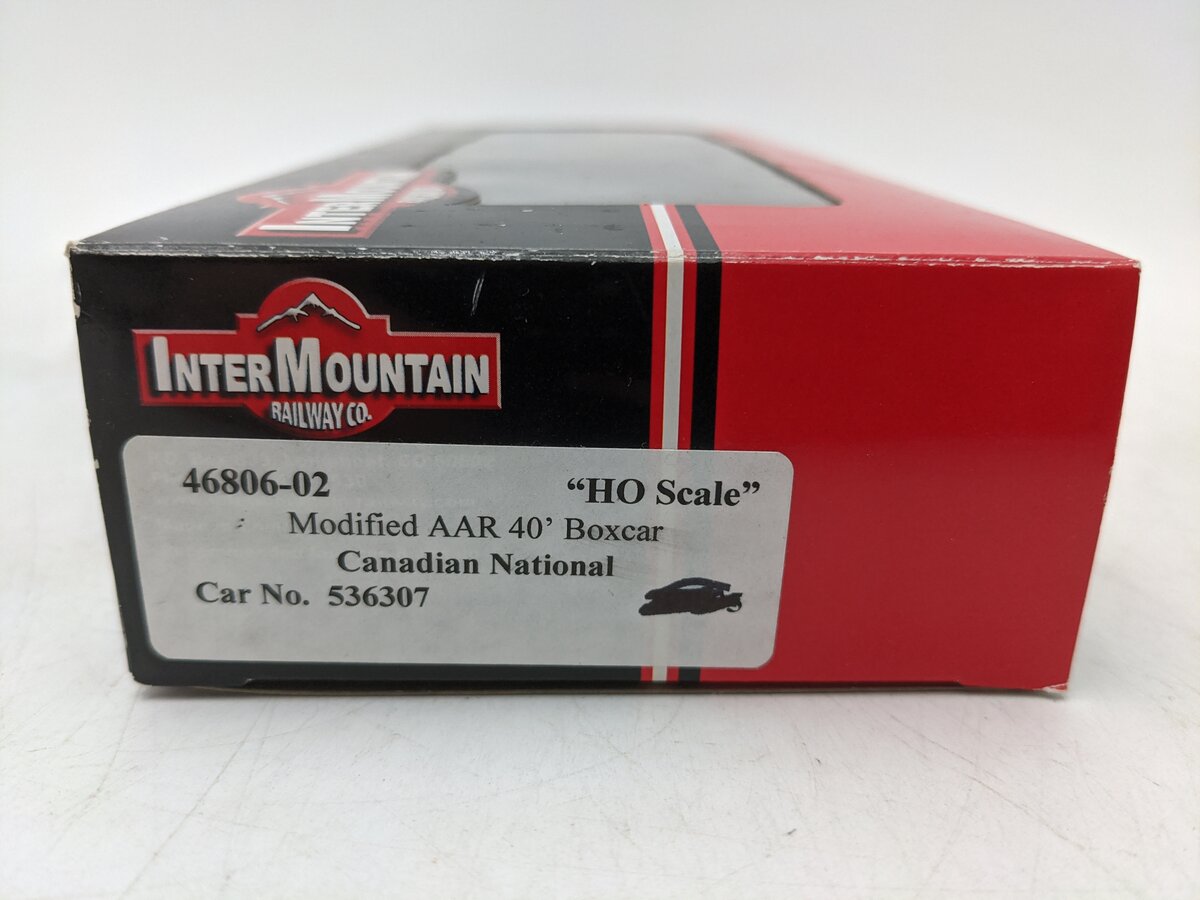InterMountain 46806-02 HO Canadian National Modified AAR 40' Boxcar #536307 EX/Box
