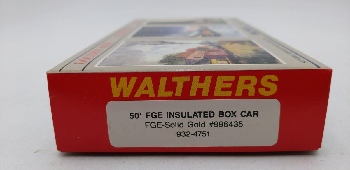 Walthers 932-4751 HO FGE-Solid Gold 50' FGE Insulated Box Car #996435 MT/Box