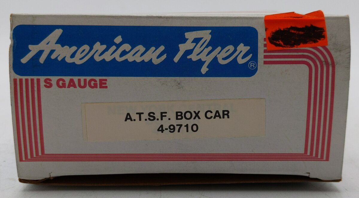 American Flyer 4-9710 S Gauge A.T.S.F. Box Car #9710 EX/Box