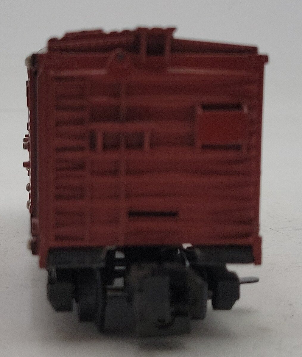 American Flyer 957 VIntage S Erie Operating Tuscan/White Boxcar VG