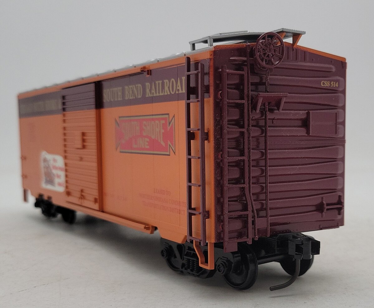 Weaver U2143LD Chicago South Shore 40' Boxcar #514 (2- Rail) EX