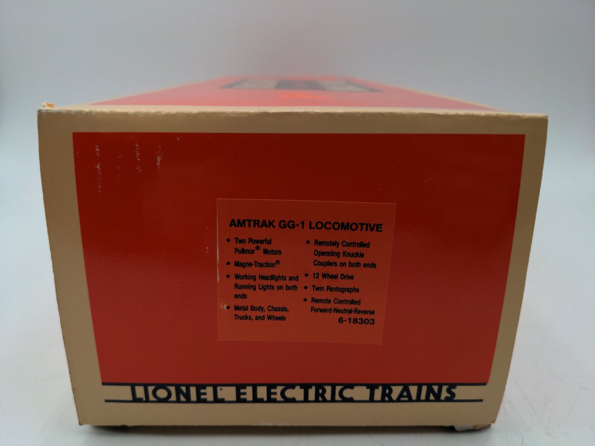 Lionel 6-18303 O Gauge Amtrak GG-1 Electric Locomotive #8303 EX/Box