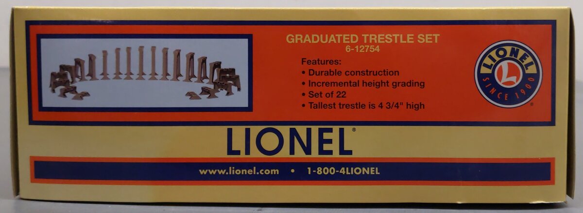 Lionel 6-12754 O & O27 Graduated Trestle Set EX/Box