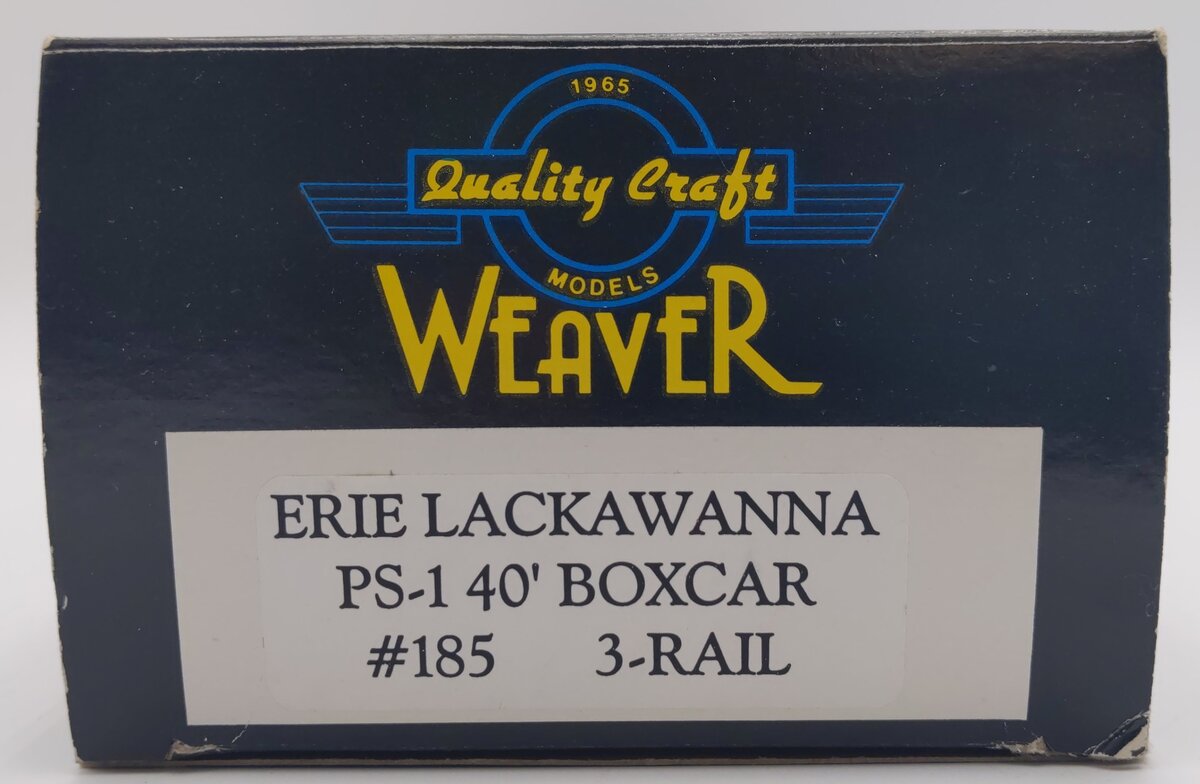 Weaver 185 O Gauge Erie Lackawanna 3-Rail PS-1 40' Boxcar (3 Rail) LN/Box