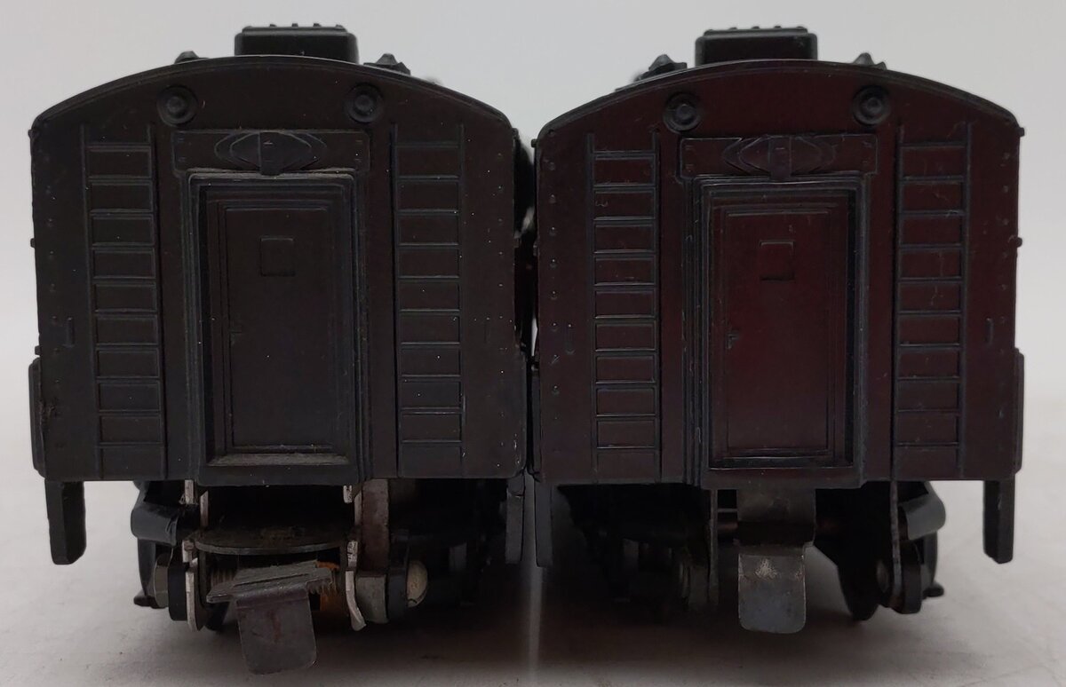 Marx 99 Vintage O Gauge Rock Island EMD E7 AA Diesel Locomotive Set VG