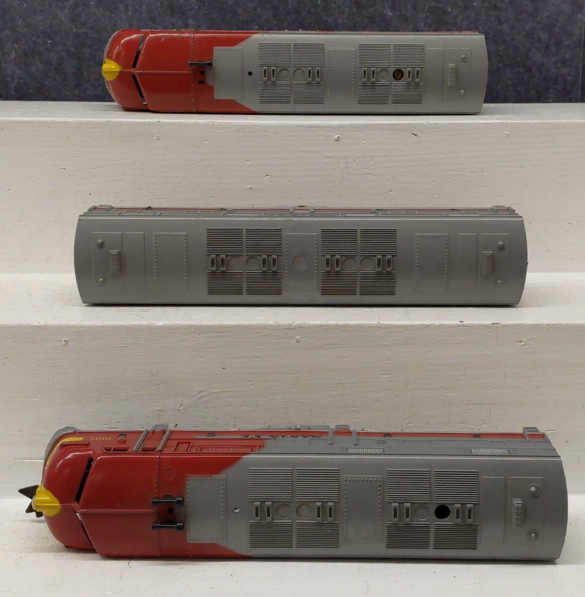 Marx 1095 Vintage O Santa Fe ABA Diesel Locomotives VG