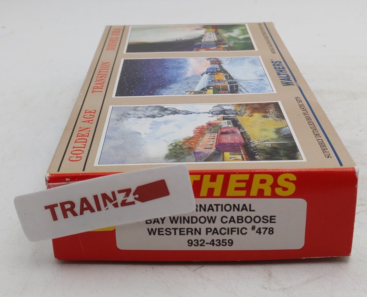 Walthers 932-4359 HO Western Pacific International Bay Window Caboose #478 Kit LN/Box