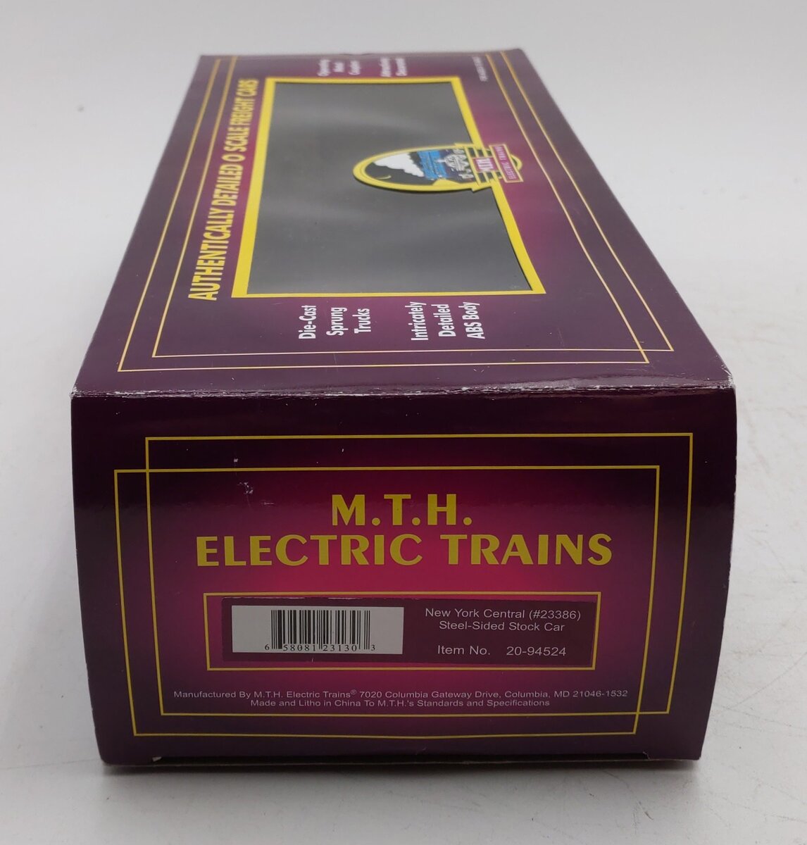 MTH 20-94524 NYC Steel Sided Stock #23386 LN/Box